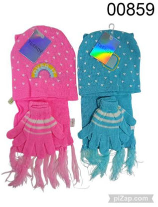Imagen de SET GORRO+BUFANDA+GUANTES INFANTIL TRENDY 3.26 